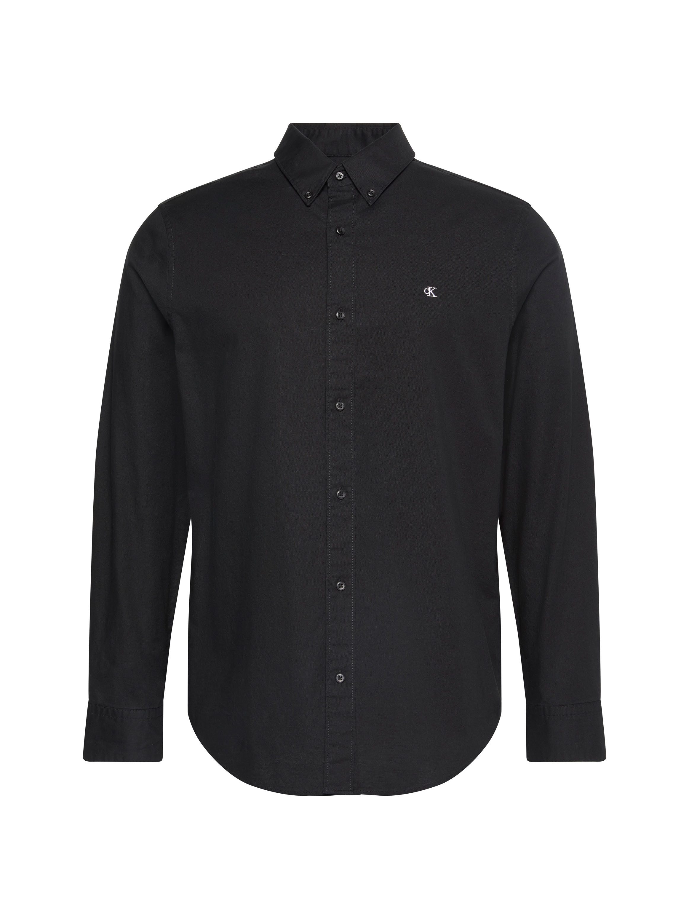 Calvin Klein Jeans Langarmhemd LS SOLID OXFORD CLASSIC SHIRT Mit Rundhalsausschnitt