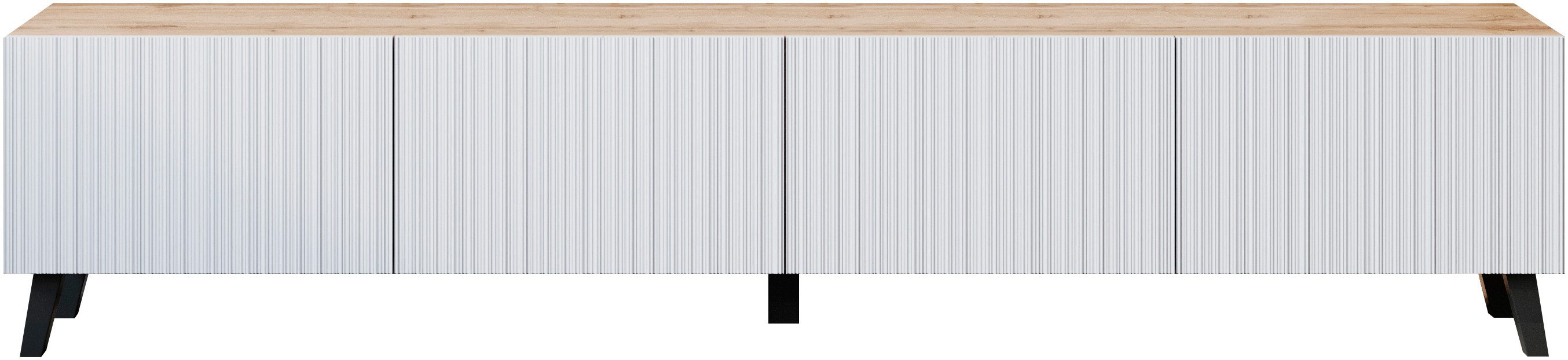 INOSIGN Lowboard PHUKET, TV-Board mit Strukturfront, günstig online kaufen
