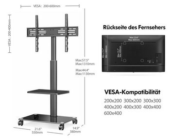 FITUEYES TV-Ständer, (bis 60,00 Zoll)