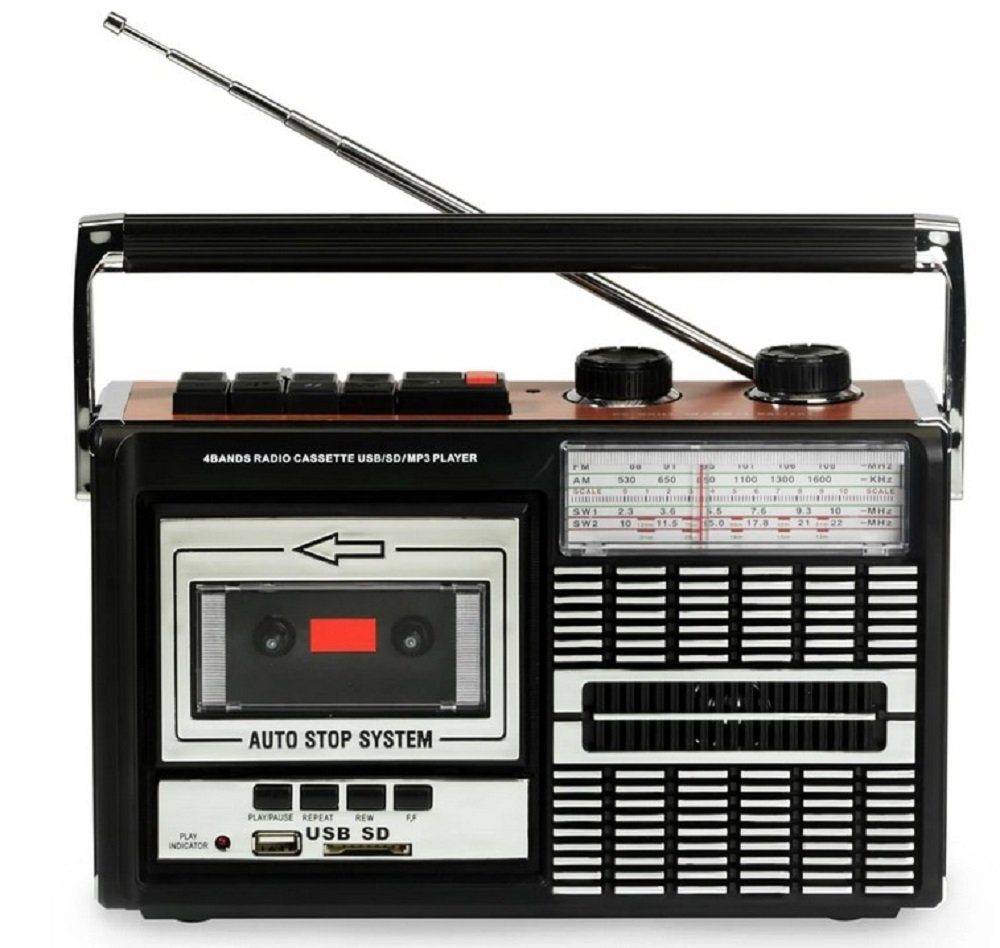 Ricatech 80er Radiorekorder PR85 Kassetten Player
