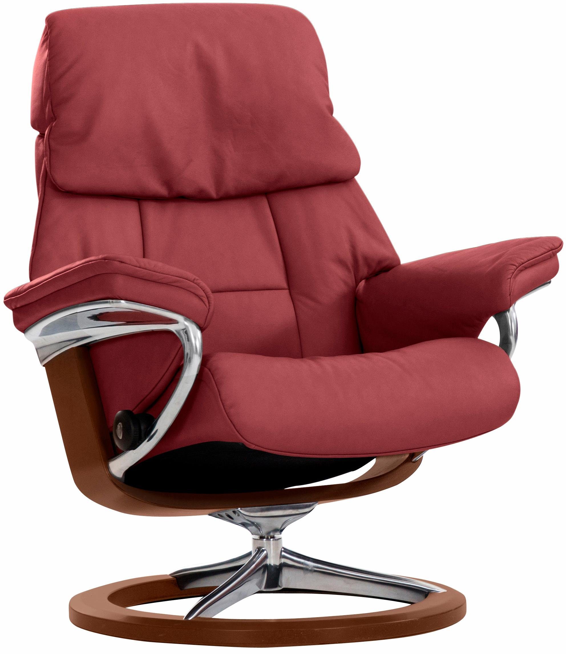 Gestell mit Größe Relaxsessel Eiche, (Set), Signature Ruby S, Base, Braun Wenge, Stressless® & Schwarz