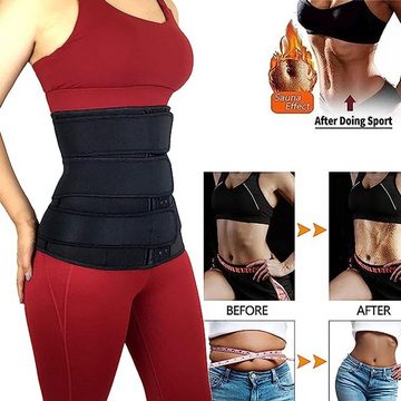 Lubgitsr Bauchweggürtel Korsett Damen Bauchweg Stark Formend Latex Waist Trainer Corset (L) (1-tlg)