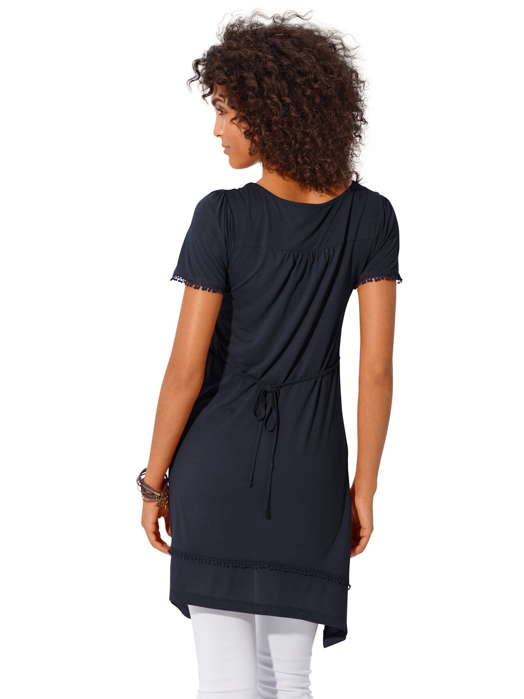 heine T-Shirt Longshirt Kurzarm