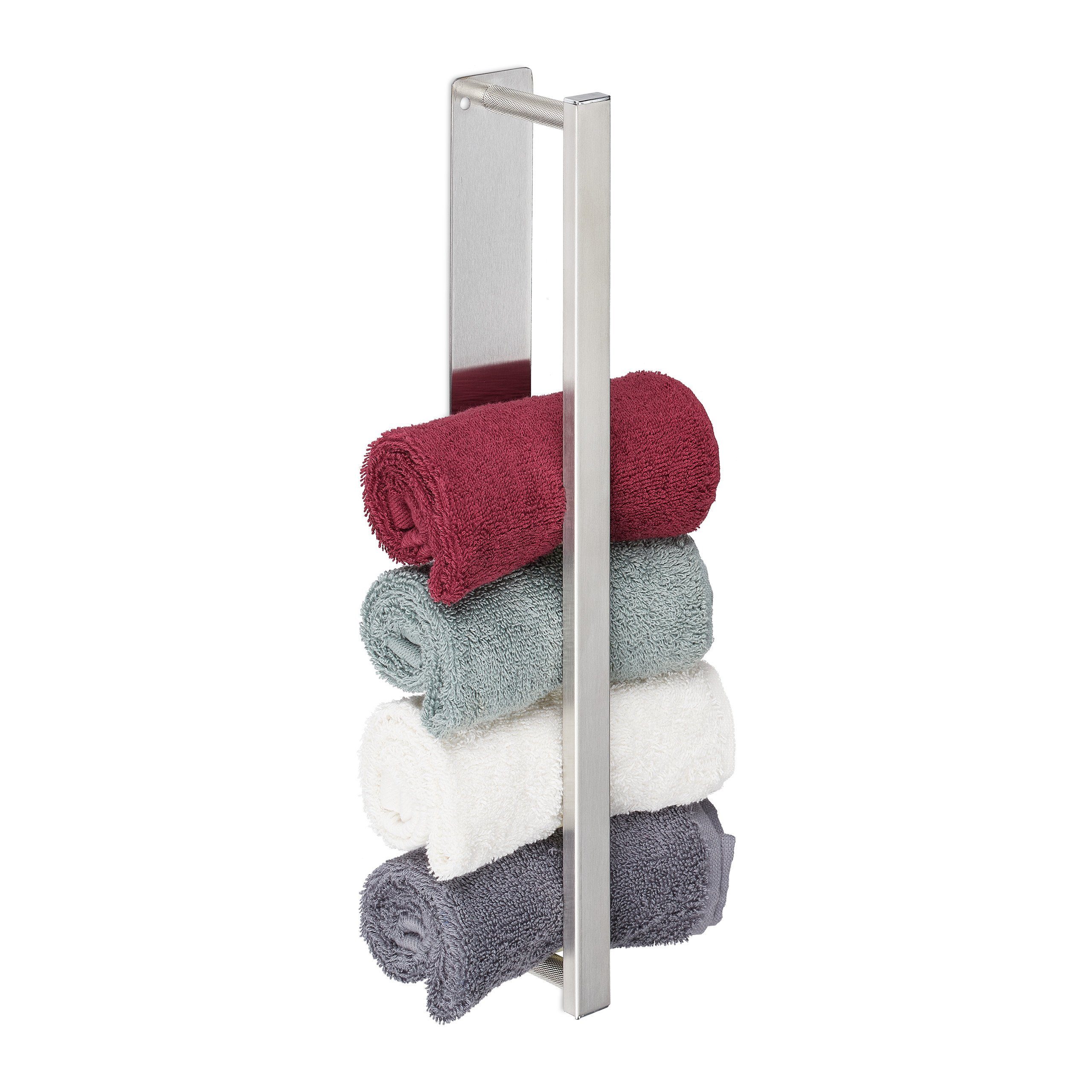 relaxdays Handtuchhalter »Handtuchhalter aus Edelstahl für Wand« online  kaufen | OTTO
