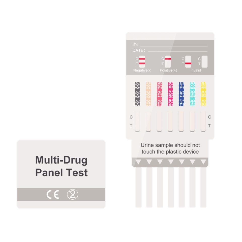 Drogen-Schnelltest 7in1 Drogentest Schnelltest - 99% Genauigkeit - Urin Test