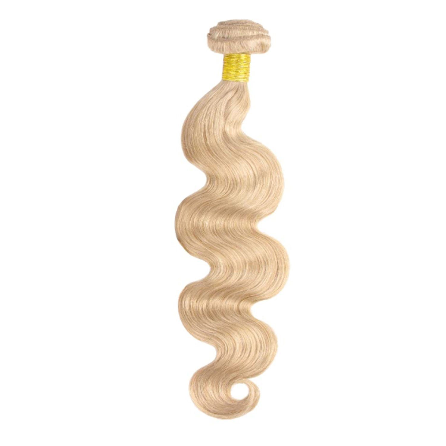 Hair Gold Kunsthaarperücke MAGICSHE Hell Bundle, 613 Curly Wave Perücke