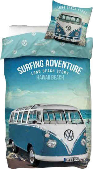 Wendebettwäsche »Surfing Adventure«, Volkswagen, mit VW Bus