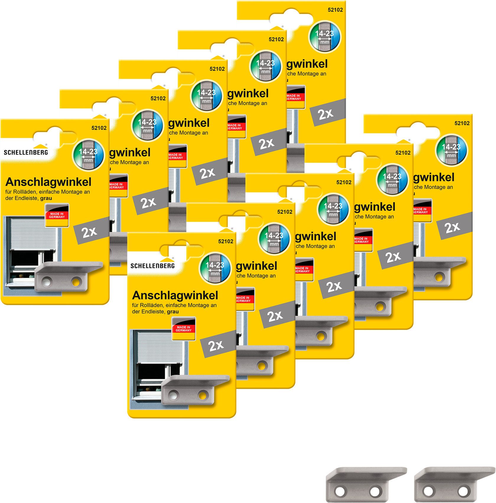 SCHELLENBERG Rollladen-Anschlagstopper Zubehör für Außenrollläden, 3,7 mm L günstig online kaufen