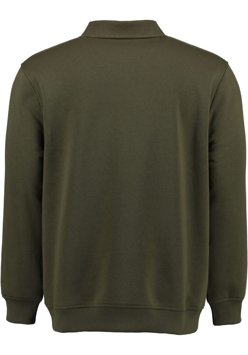 OS Trachten Sweatshirt Rizapa Jagdsweatshirt mit Rehkopf-Stickerei auf Brus günstig online kaufen