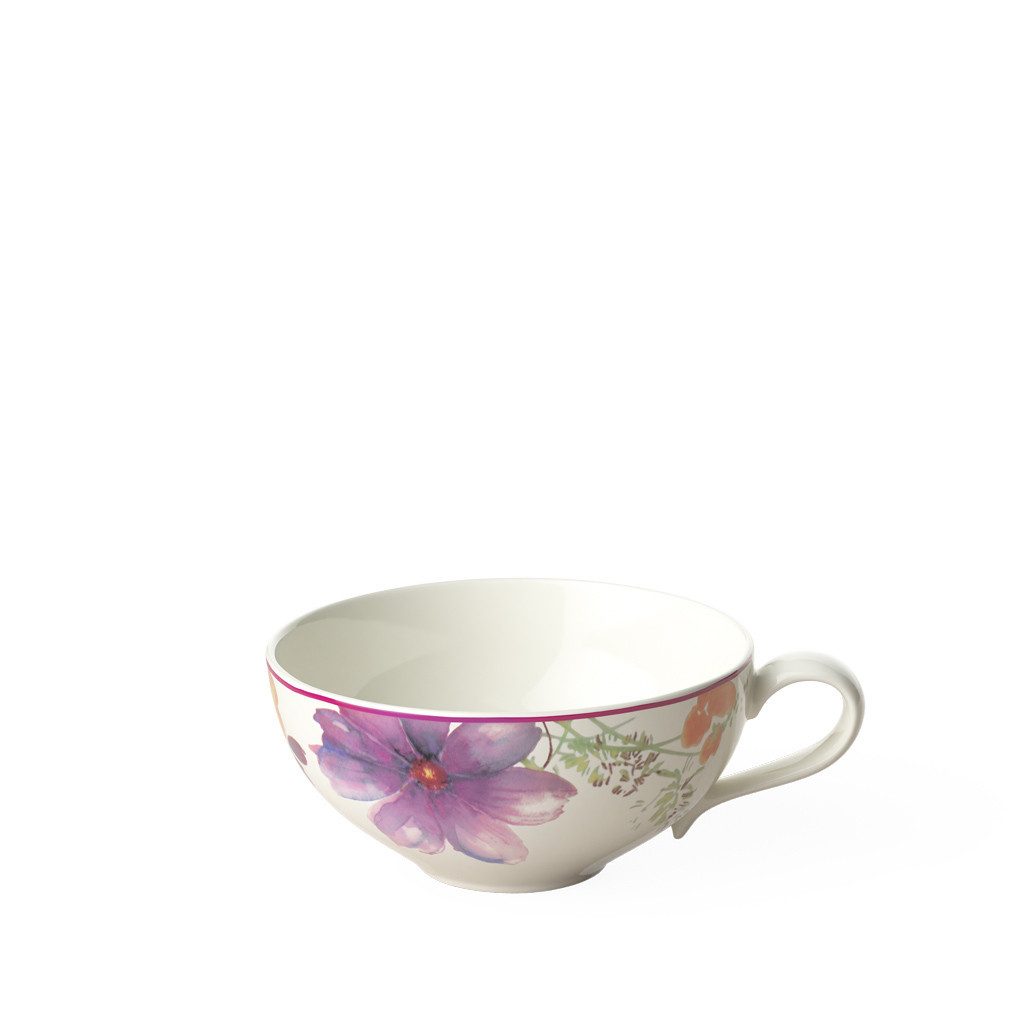 Villeroy & Boch Tasse Mariefleur Teetasse, 1-tlg., Porzellan, Premium Porcelain, mikrow.- & spülm.sicher, Made in Germany