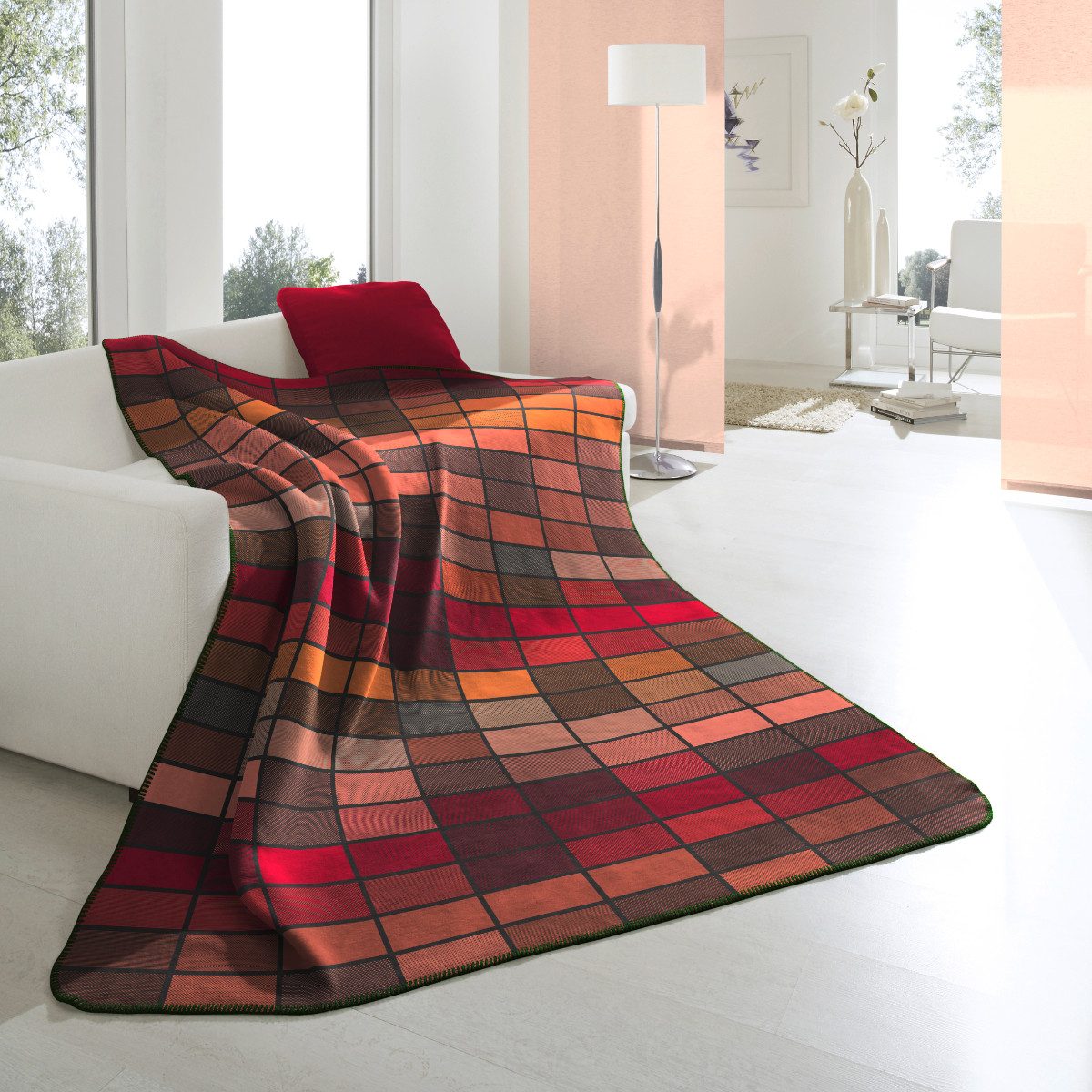 Wohndecke Granada, Casea, weiche und flauschige Kuscheldecke, hergestellt i günstig online kaufen