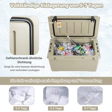 COSTWAY Thermobehälter, LLDPE, (1-tlg), 47L Kühlbox, mit Flaschenöffner & Abflusssystem