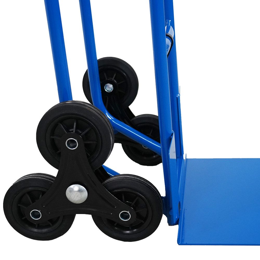 PROREGAL® Sackkarre Treppensteiger RAGNAR XXL klappbar 117x60x60cm Tragkraft 250kg, Stabile Sackkarre Transportkarre Staplerkarre hohe Traglast – Bild 3 von 5