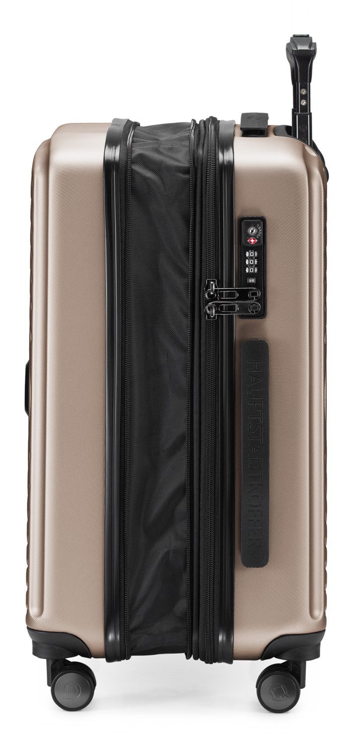 Hauptstadtkoffer Handgepäckkoffer Mitte, 4 Rollen, Handgepäck erweiterbar max. 55 L, TSA