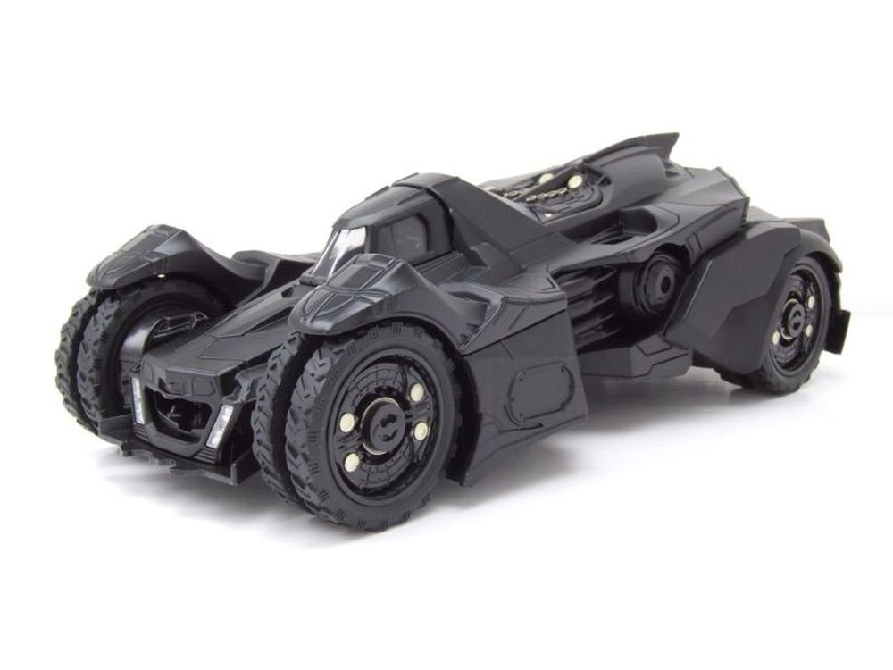 JADA Modellauto Batmobile Batman Arkham Knight 2015 schwarz mit Figur, Maßstab 1:24