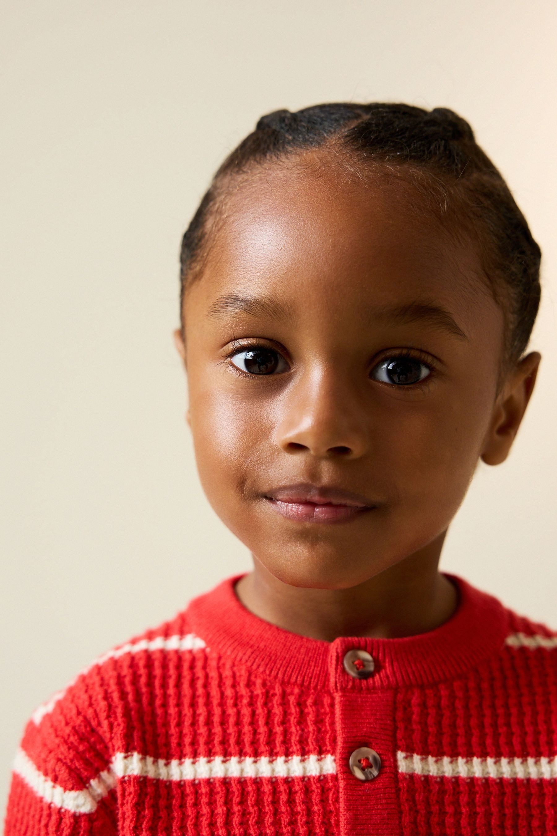 Next Strickpullover Gestreifter Henley-Strickpullover (1-tlg)