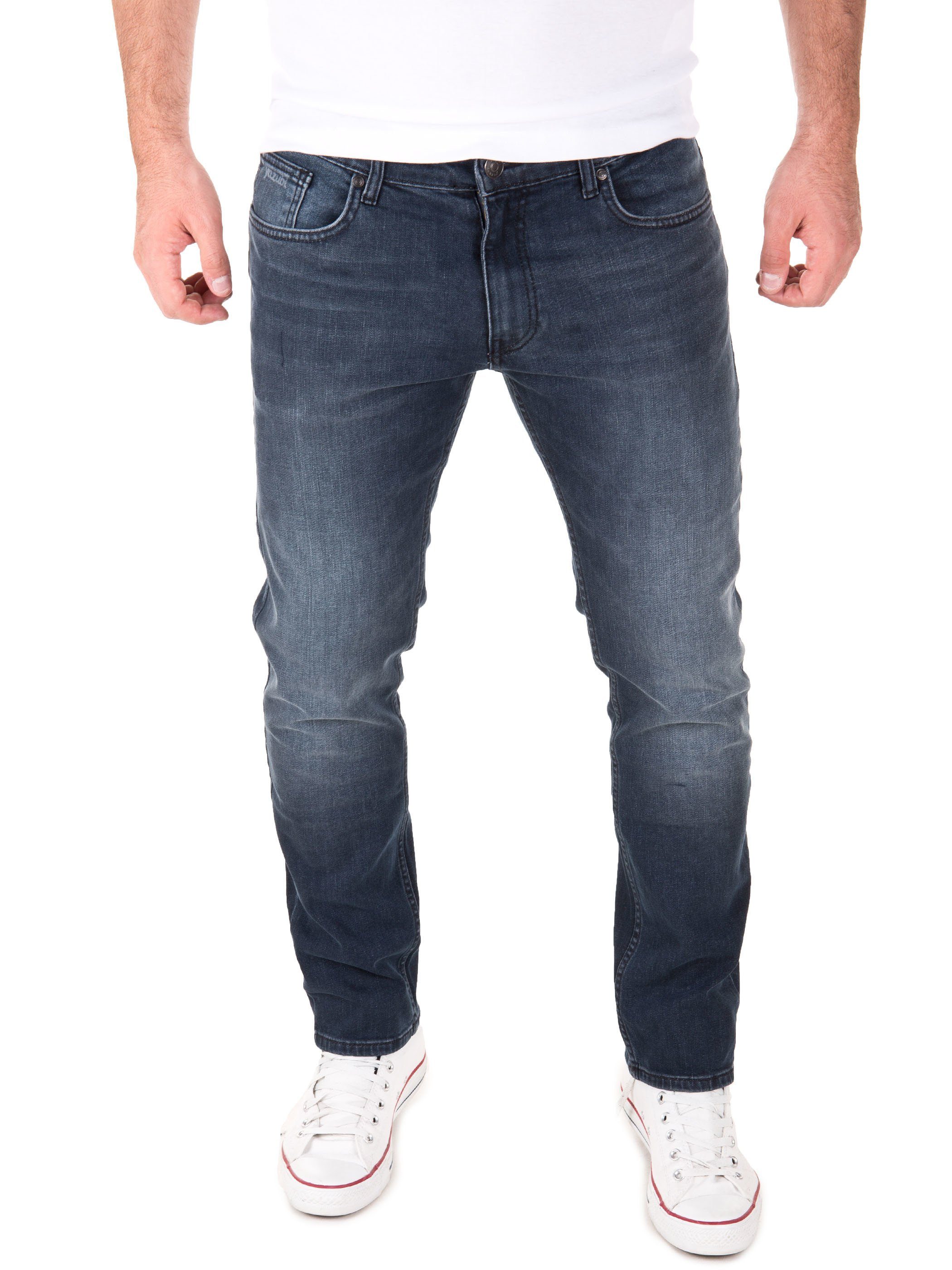 Yazubi Slim-fit-Jeans Akon Herren Jeans modernen Slim Fit Jeanshose mit Str günstig online kaufen