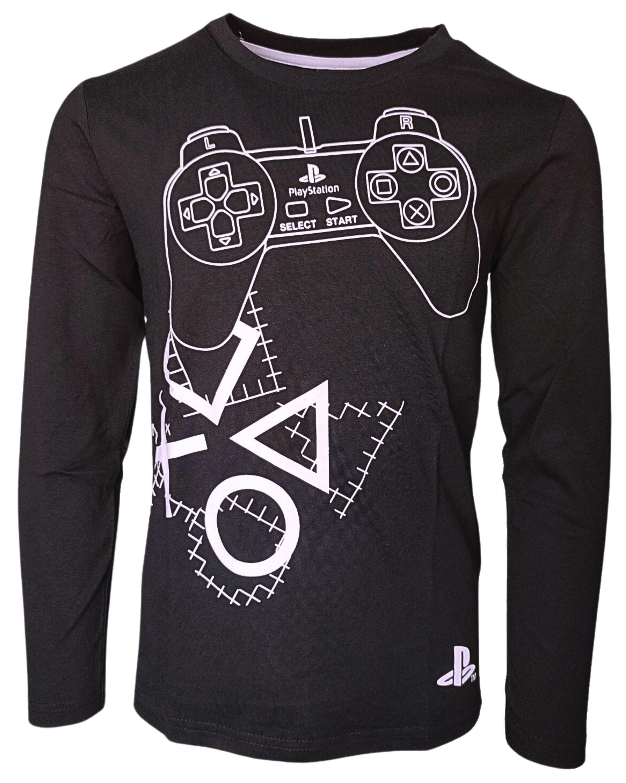 Playstation Langarmshirt Jungen PS Gamers Shirt Gr. 116-152 cm