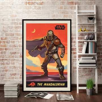 PYRAMID Poster The Mandalorian Poster Illustration 61 x 91,5 cm