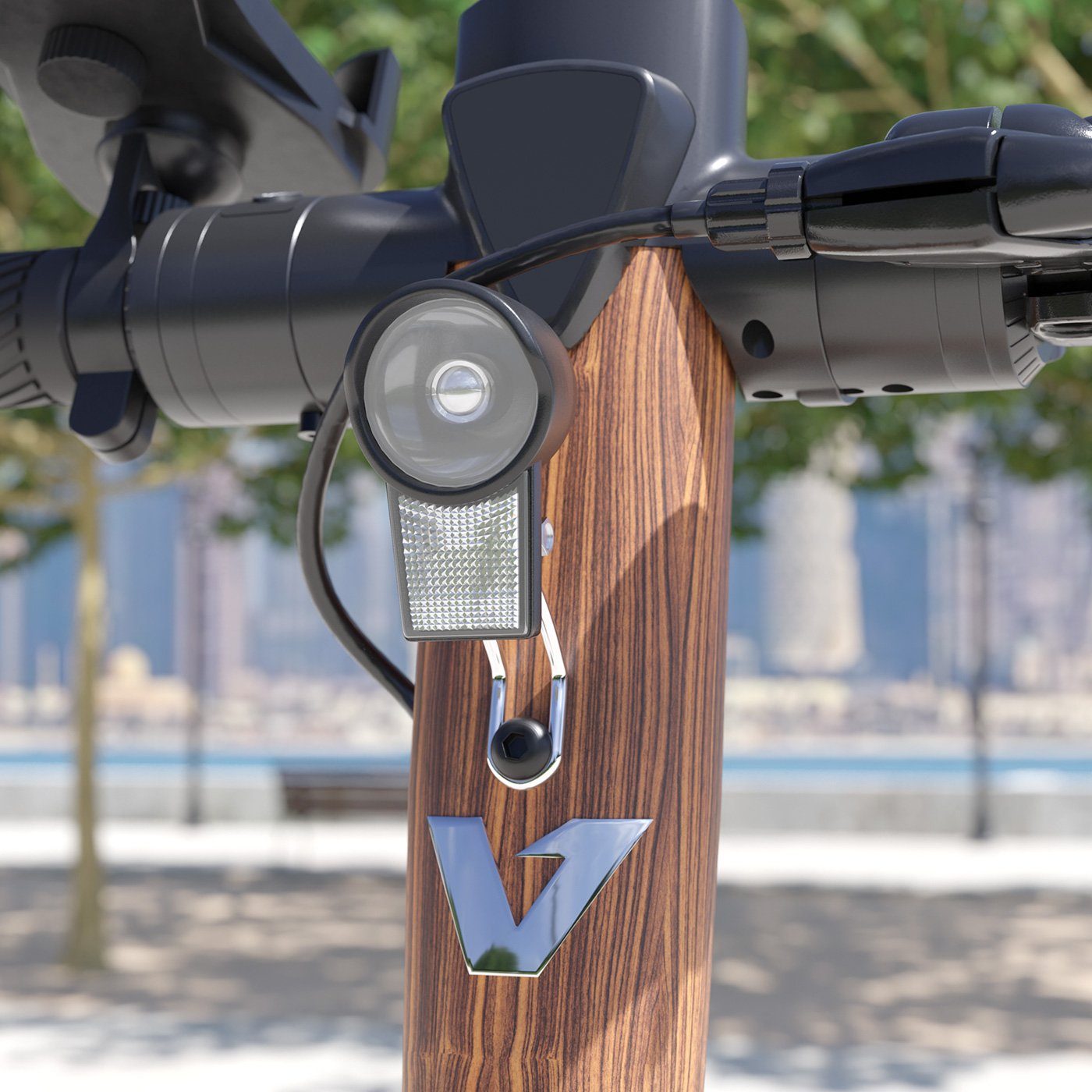 Viron E-Scooter Elektro Scooter mit Straßenzulassung Aluminium, Elektroroller eKFV Zulassung Faltbar Roller EScooter mit ABE
