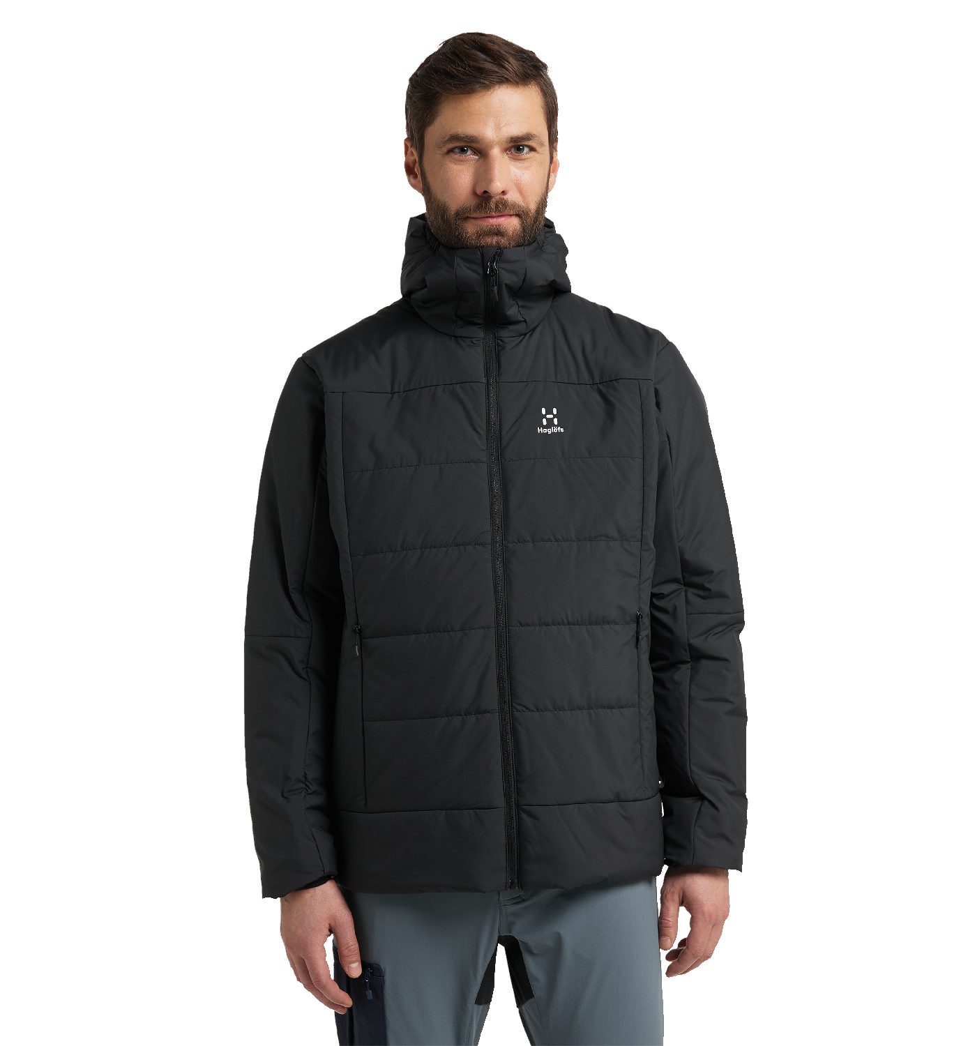 Haglöfs Winterjacke Haglöfs Herren Mimic Silver Hood Isolationsjacke