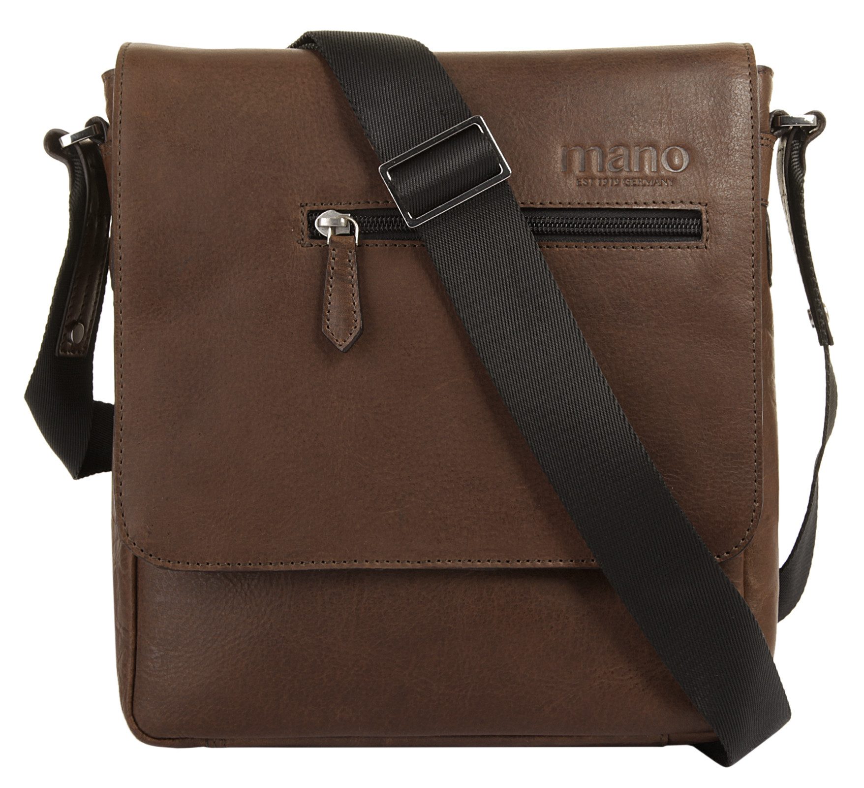 MANO Umhängetasche, echt Leder
