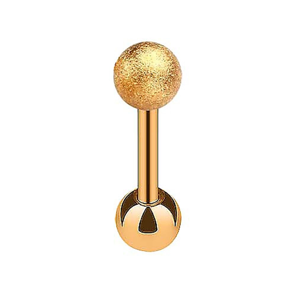 Piercing-Set Ohrpiercing Piercing Barbell Helix Tragus gebürstet Chirurgenstahl