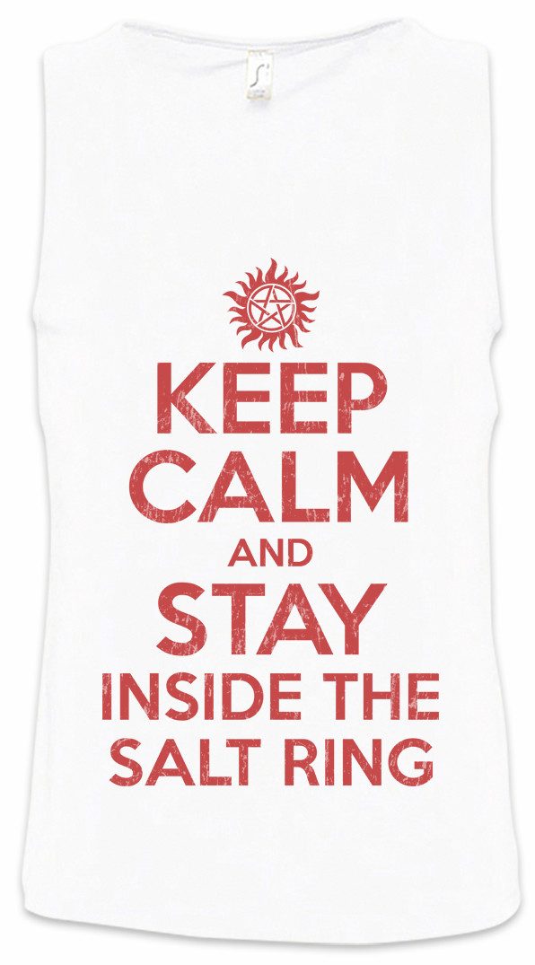 Urban Backwoods Tanktop Keep Calm And Stay Inside The Salt Ring Ärmelloses günstig online kaufen