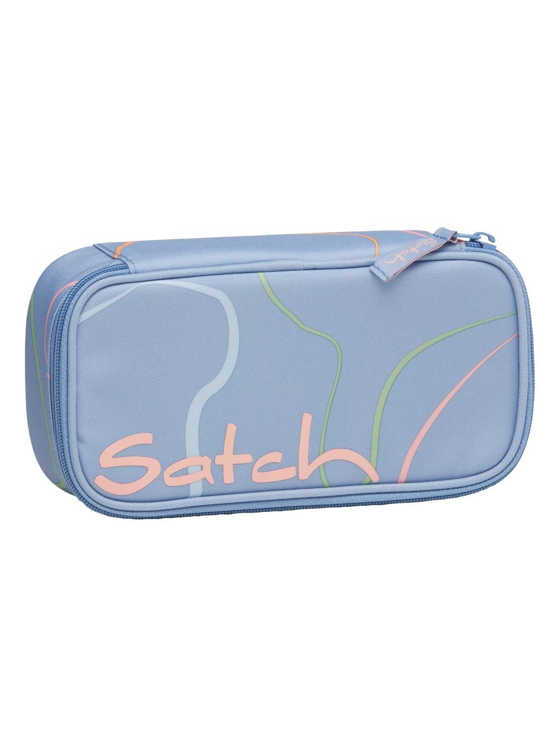 Satch Federmäppchen Schlamperbox, (2-tlg), inklusive Geodreieck und Stundenplan