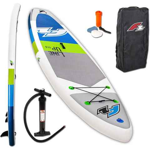 F2 Inflatable SUP-Board F2 Line Up SMO blue, (Set, 3 tlg)