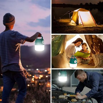 JOEAIS LED-Lichterkette Led Camping Lichterkette USB 2000mAh Wasserdichte IP67 Verstaubare 10m, 5 Helligkeit Dimmbar Aufrollbar Tragbare Lichterkette Outdoor