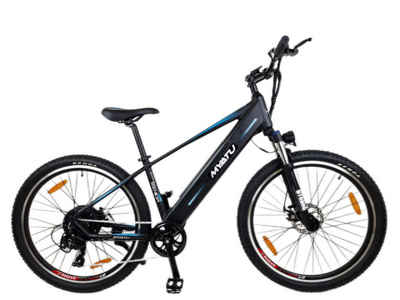 Myatu E-Bike Myatu M1626 E-Bike 27.5 Zoll, schwarz, 21 Gang, Heckmotor