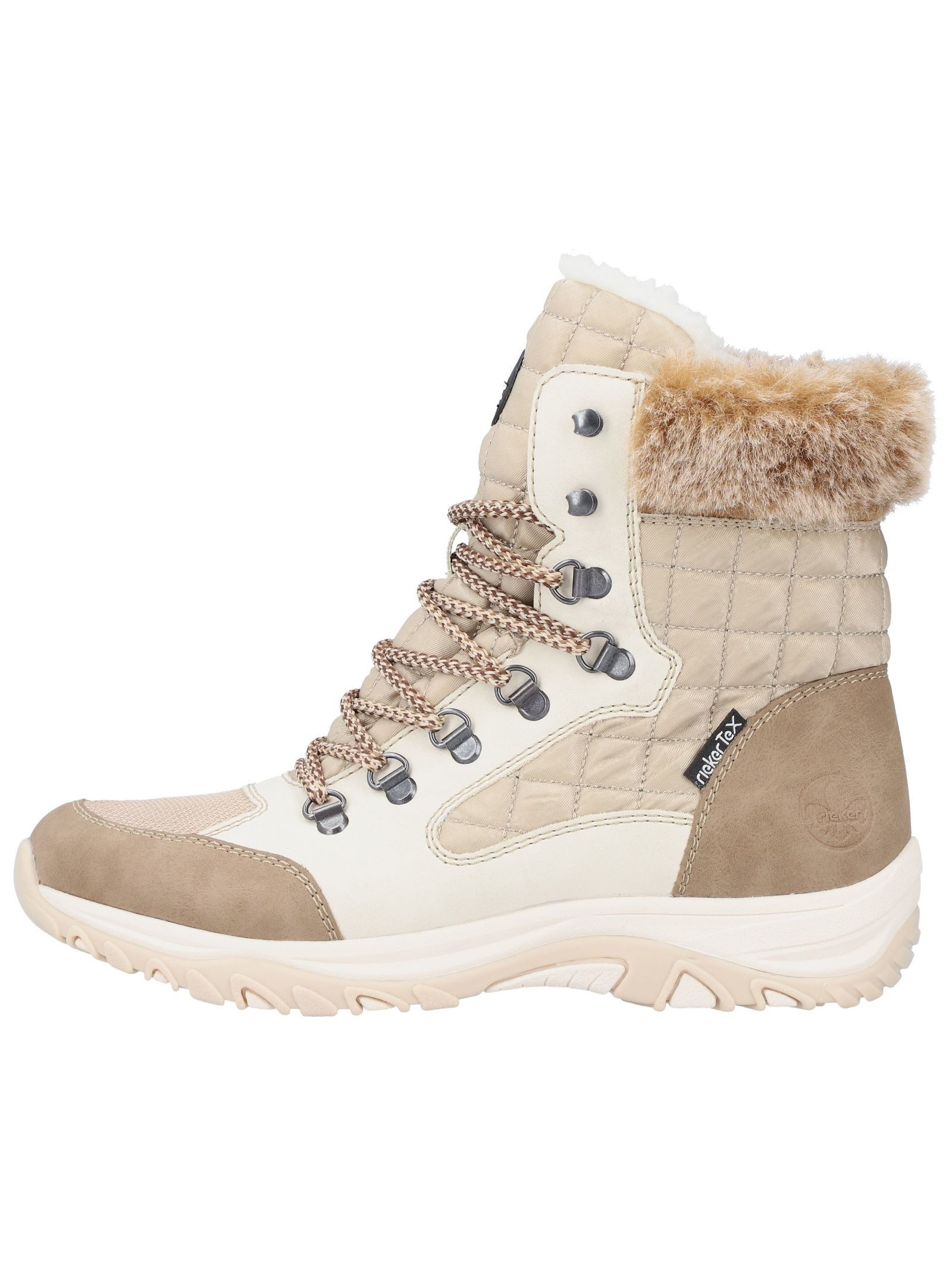 Rieker Rieker Stiefelette Lederimitat/Textil Schnürstiefelette