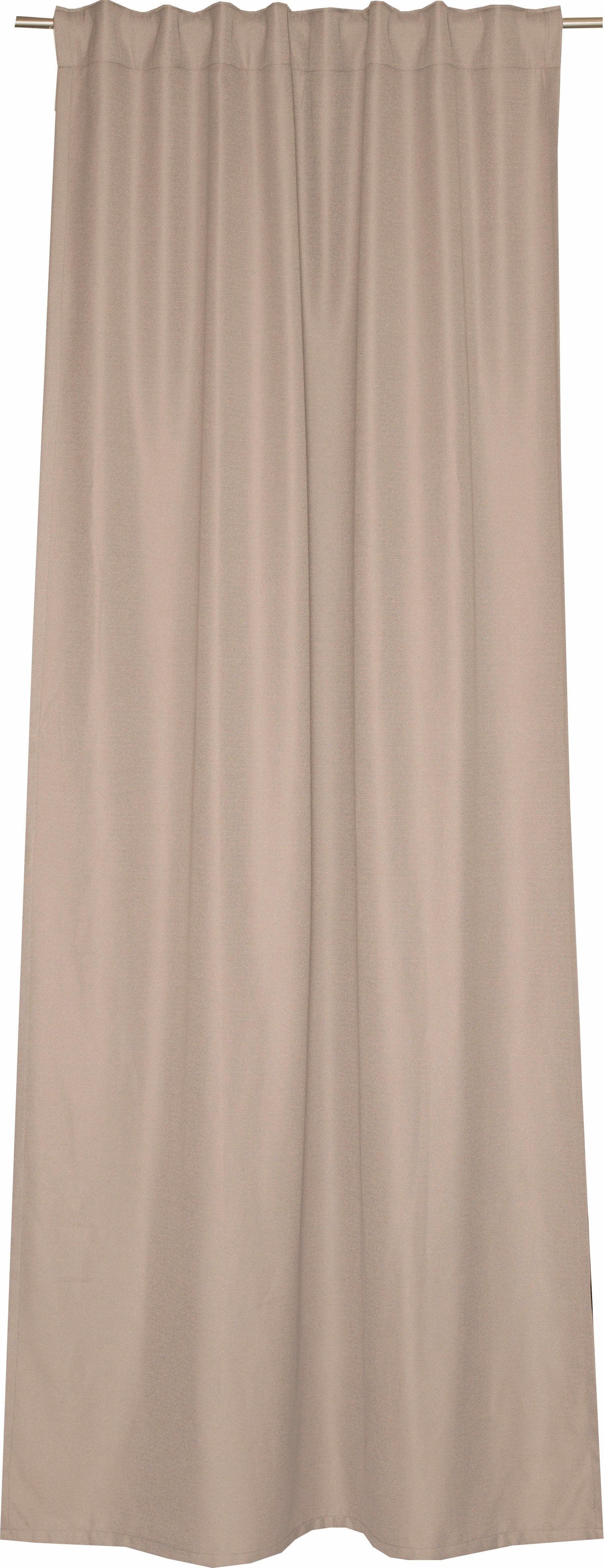 SCHÖNER WOHNEN-Kollektion Vorhang Option (1 St), verdeckte Schlaufen, blickdicht, Microfaser, HxB: 250x130, Blickdicht