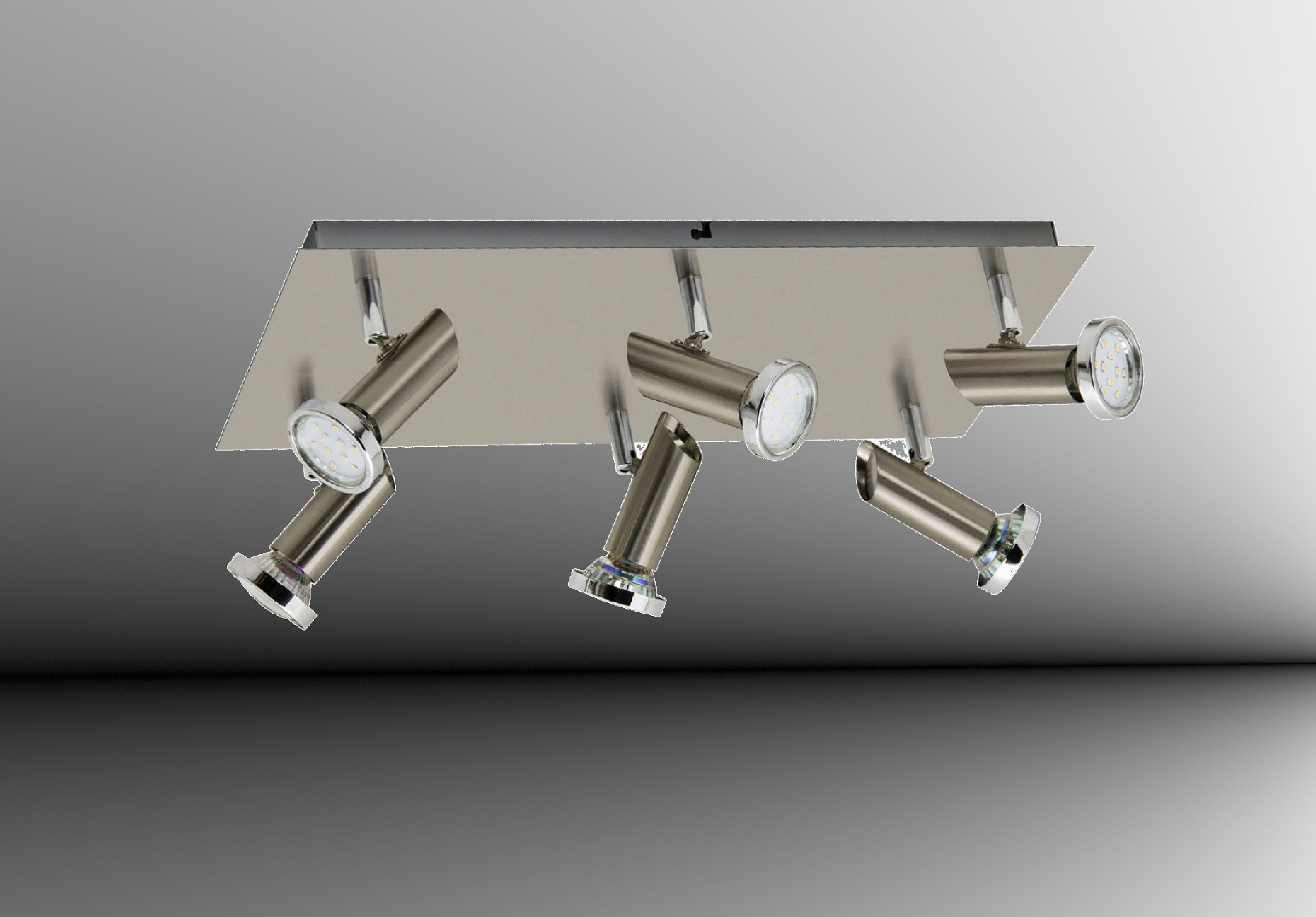 TRANGO LED Deckenstrahler, 3 Stufen dimmbar, 6-flammig 3093SD LED Deckenleu günstig online kaufen