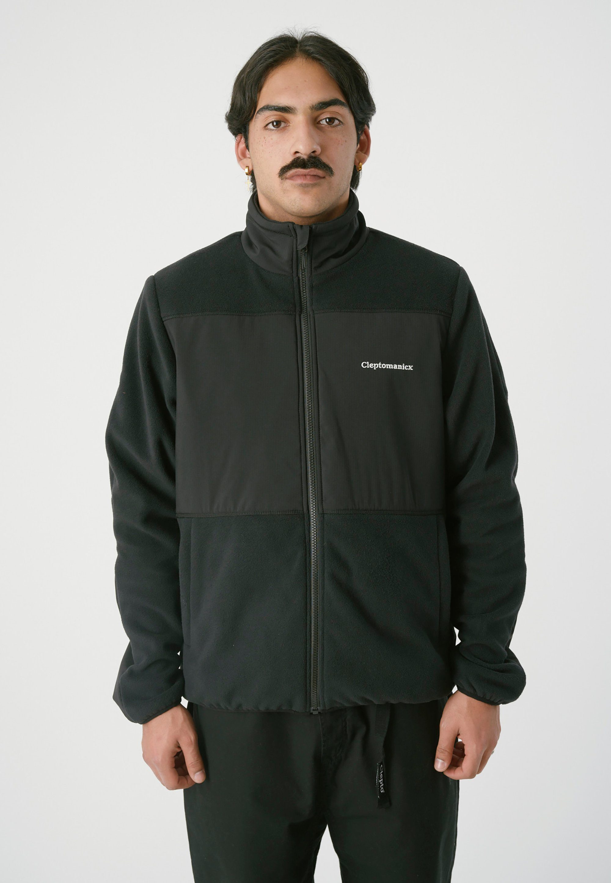 Cleptomanicx Fleecejacke Deck mit geräumigen Taschen