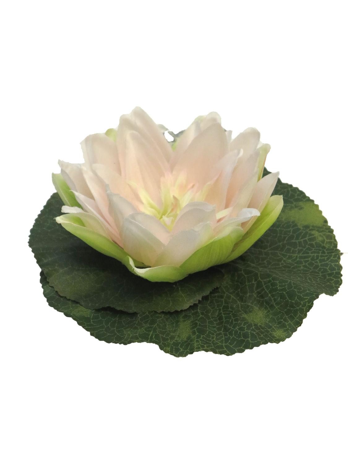 Kunstblume Kunst Seerose SHUOLIN, schwimmend, zartrosa, Ø18 cm Seerose, artplants