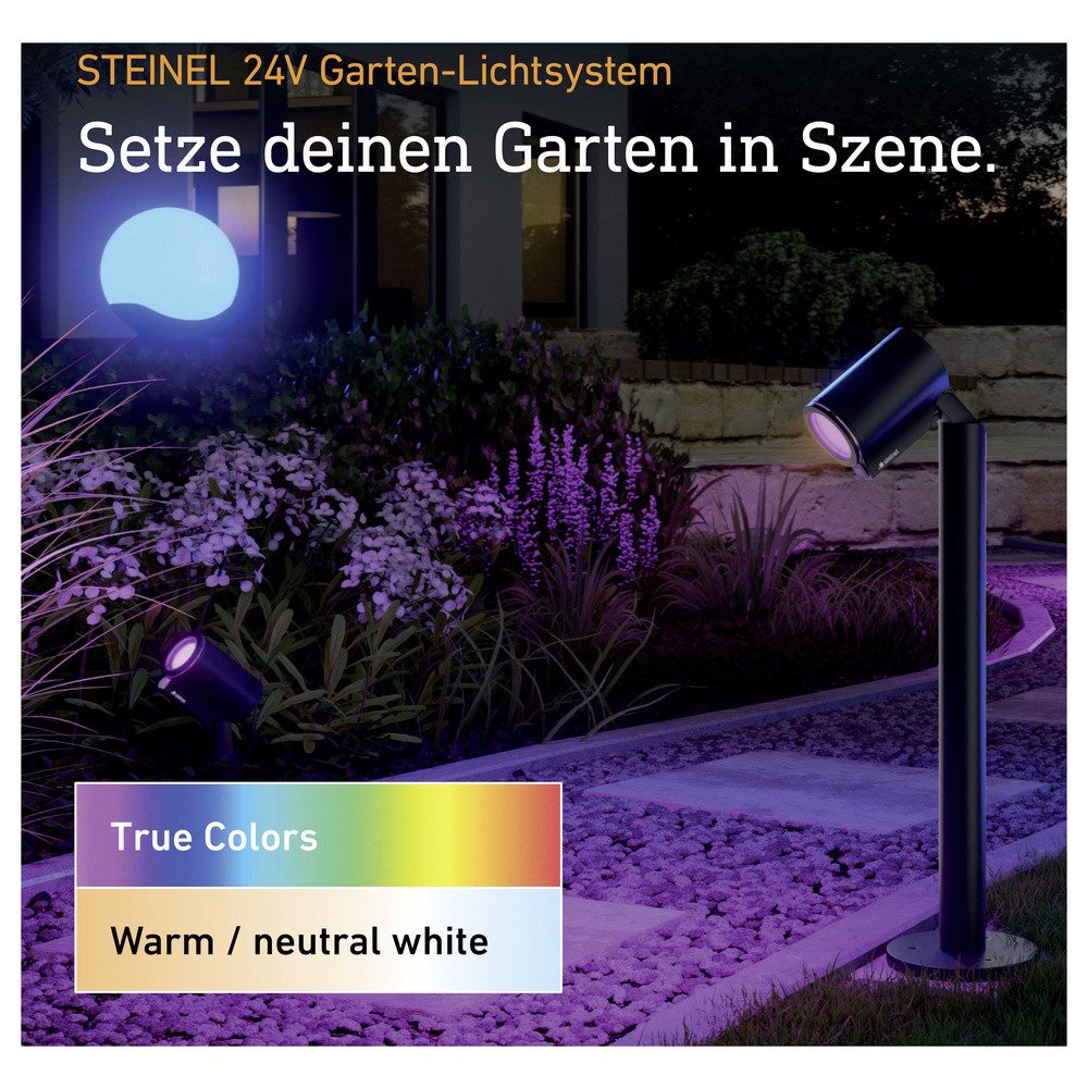steinel LED Flutlichtstrahler Steinel LED AUSSENLEUCHTE KUGEL C 24V 40CM 089375 LED-Leuchtkugel 9.0