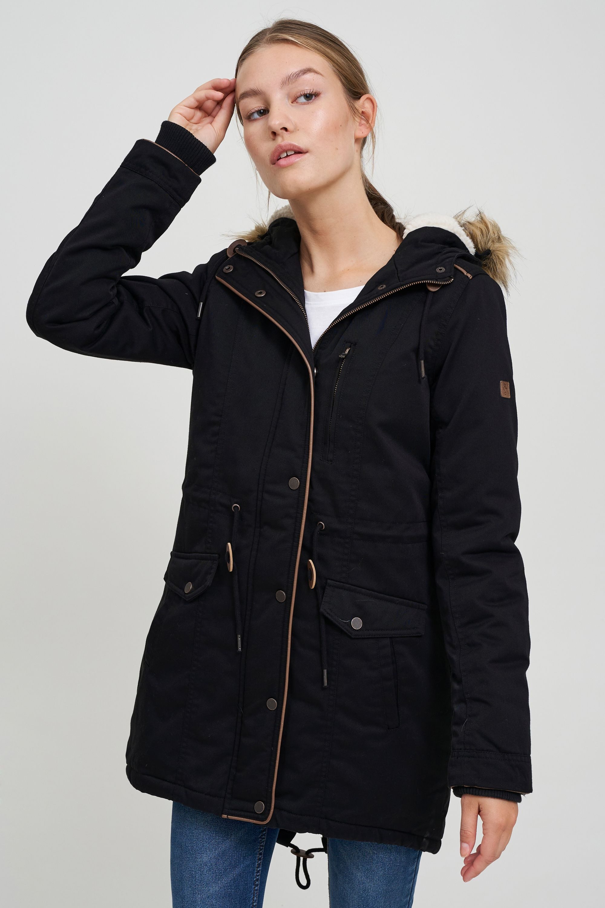 OXMO Parka OXAnna Parka mit Kunstfell-Kapuze günstig online kaufen