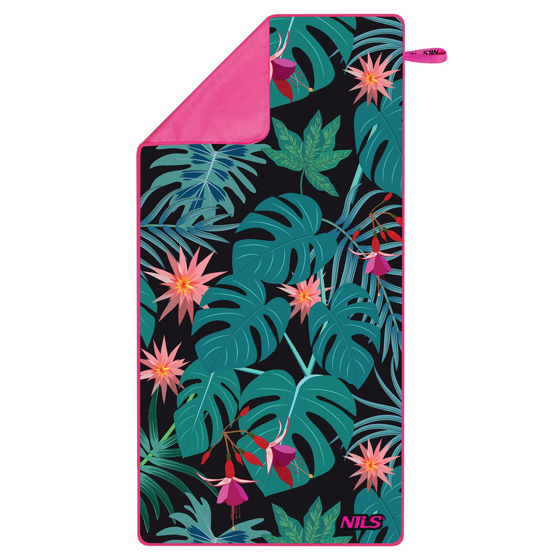 Nils Handtuch Mikrofaserhandtuch Campinghandtuch Strandtuch Designdruck 160x80cm, Schnell trocknend