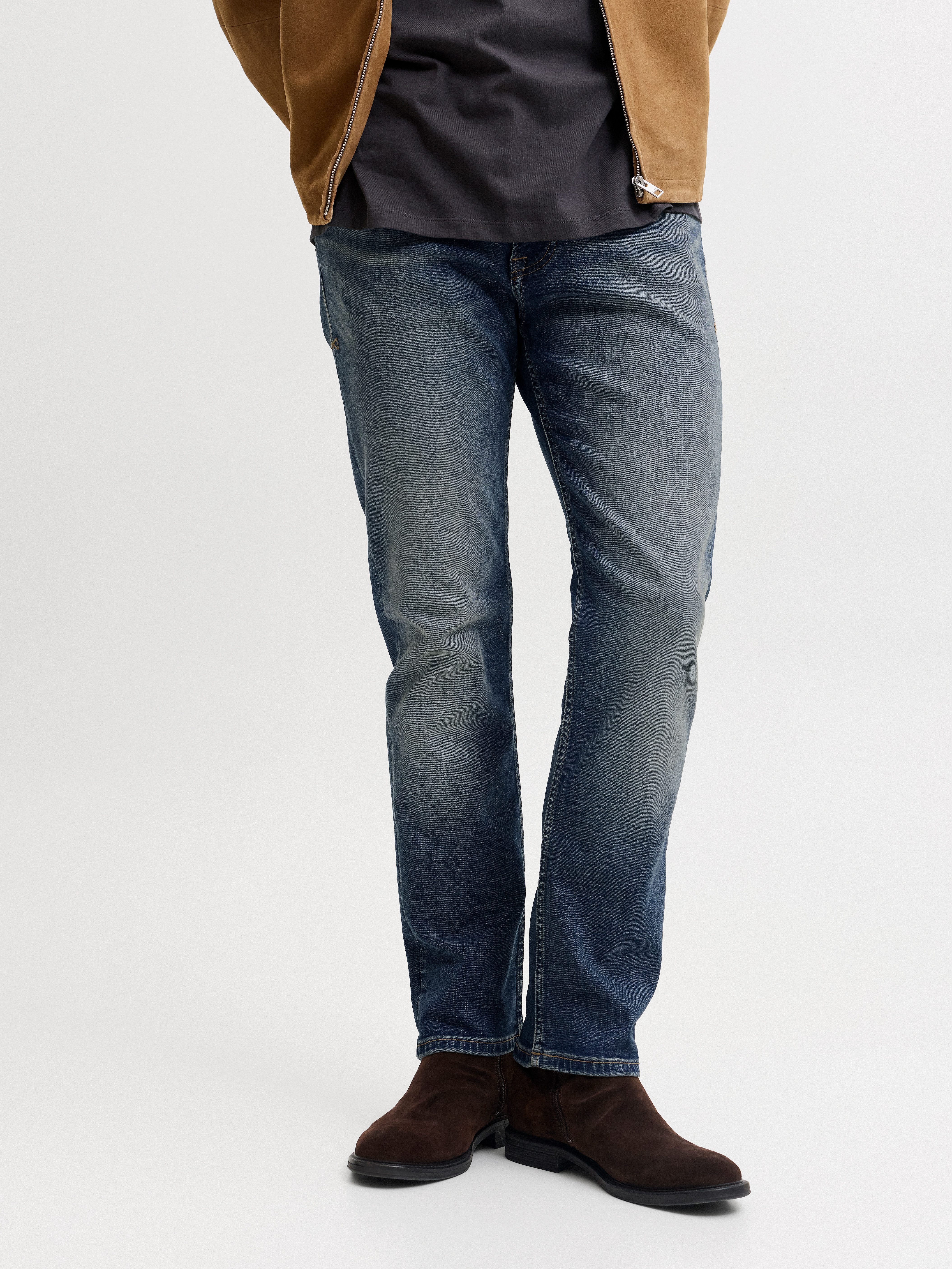 Jack & Jones Regular-fit-Jeans JJICLARK JJVINTAGE NOOS Baumwollmischung, regular fit