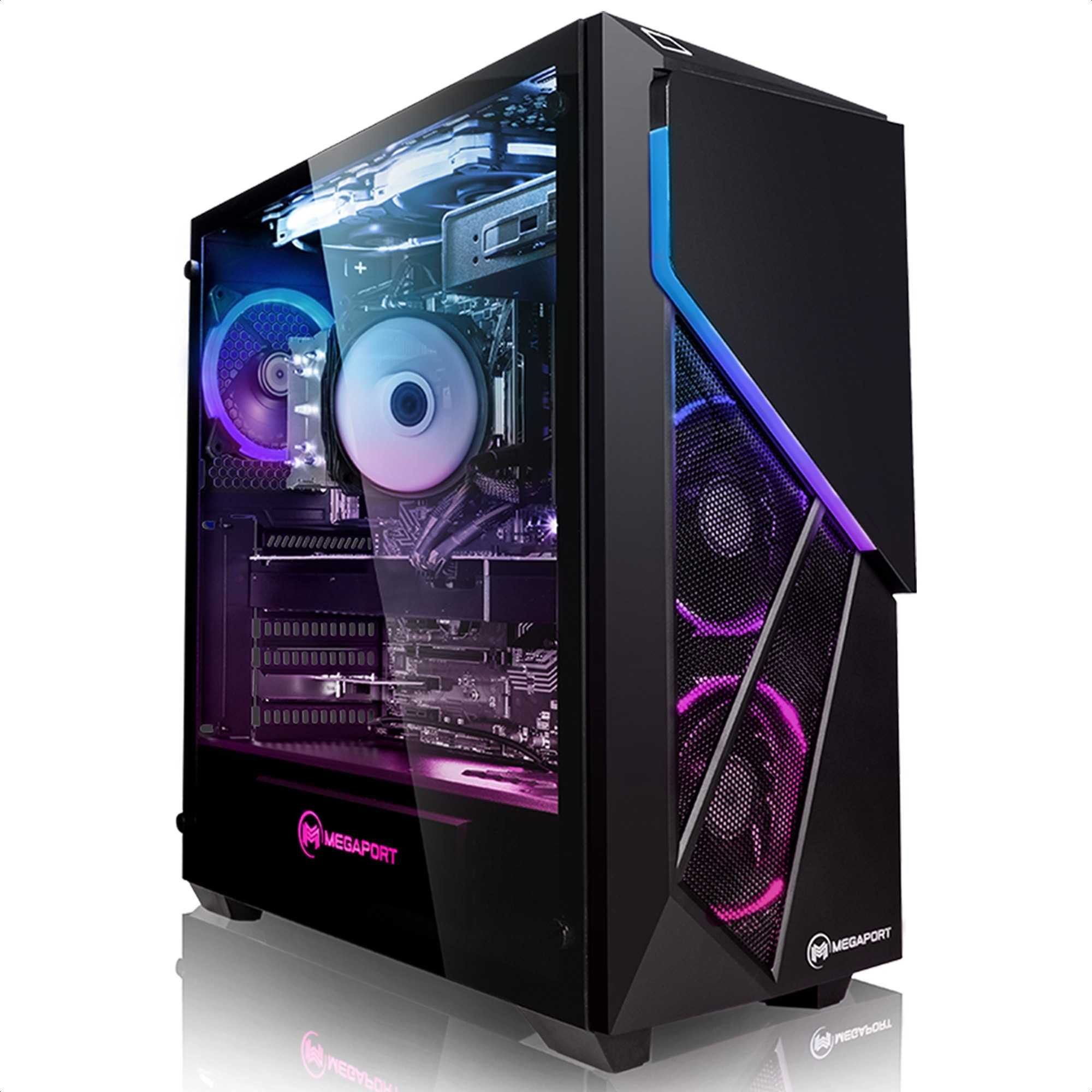Megaport AMD Ryzen 7 5800X3D • GeForce RTX 5060 8GB • 32GB DDR4 • 1000GB M.2 Gaming-PC (AMD Ryzen 7 5800X3D, GeForce RTX 5060 8GB, 32 GB RAM, 1000 GB SSD, Luftkühlung, Windows 11)