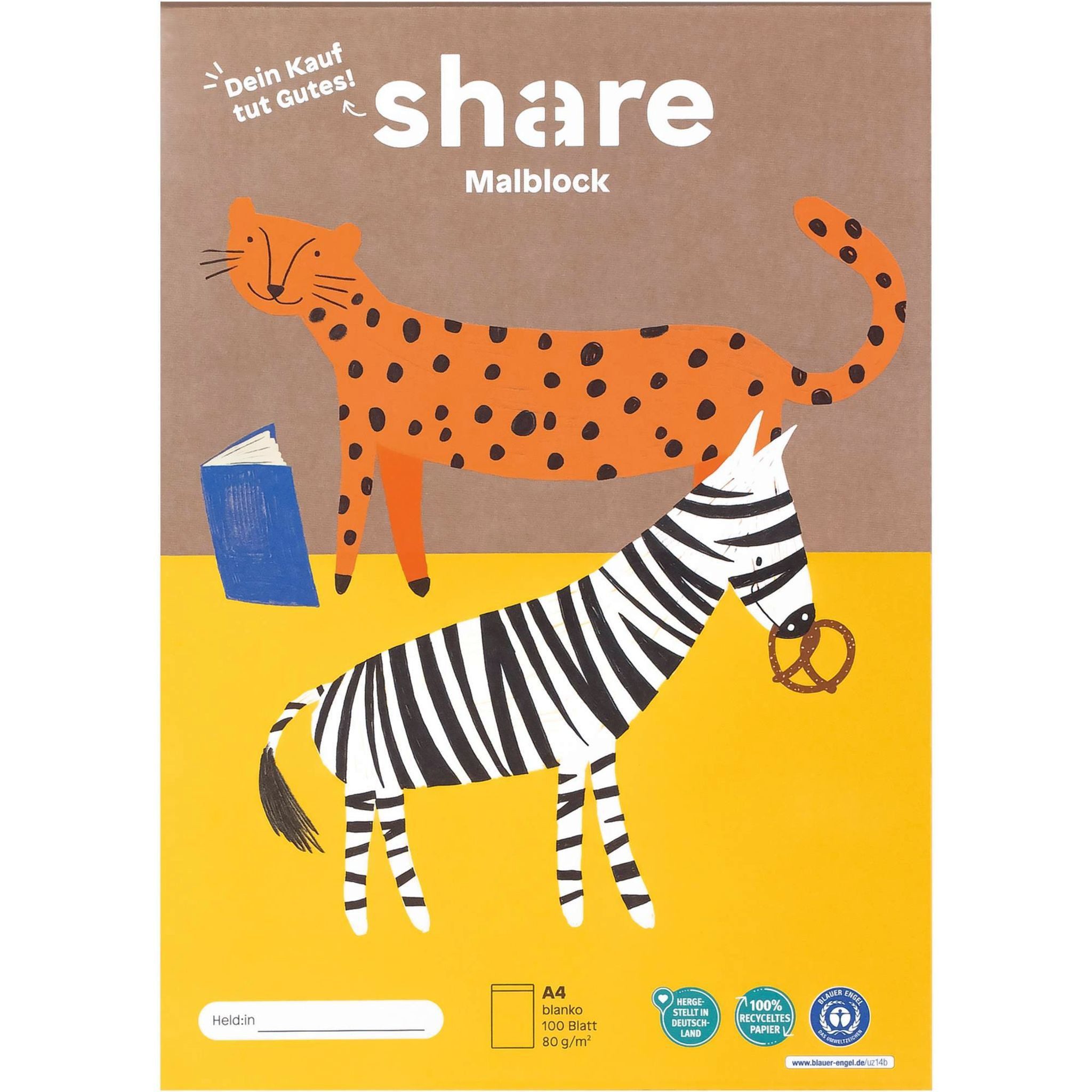 share Zeichenpapier Edding Malblock A4 100 Blatt