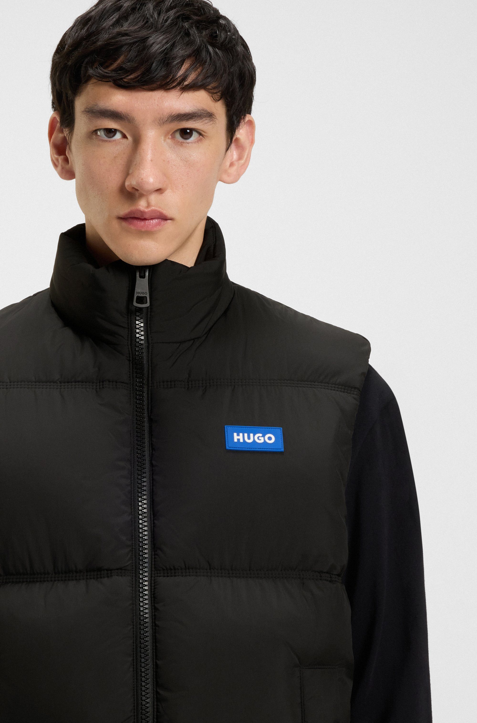 HUGO Blue Steppweste Bodolino Stehkragen, relaxed günstig online kaufen