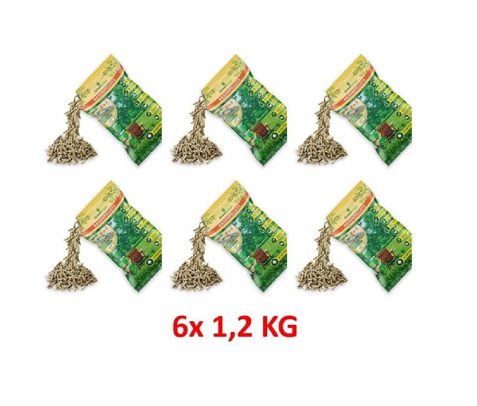 GreenEdge Rasendünger Rasenpellets (Regenerationsrasen) ummantelte Rasensamen (6x 1,2 KG)