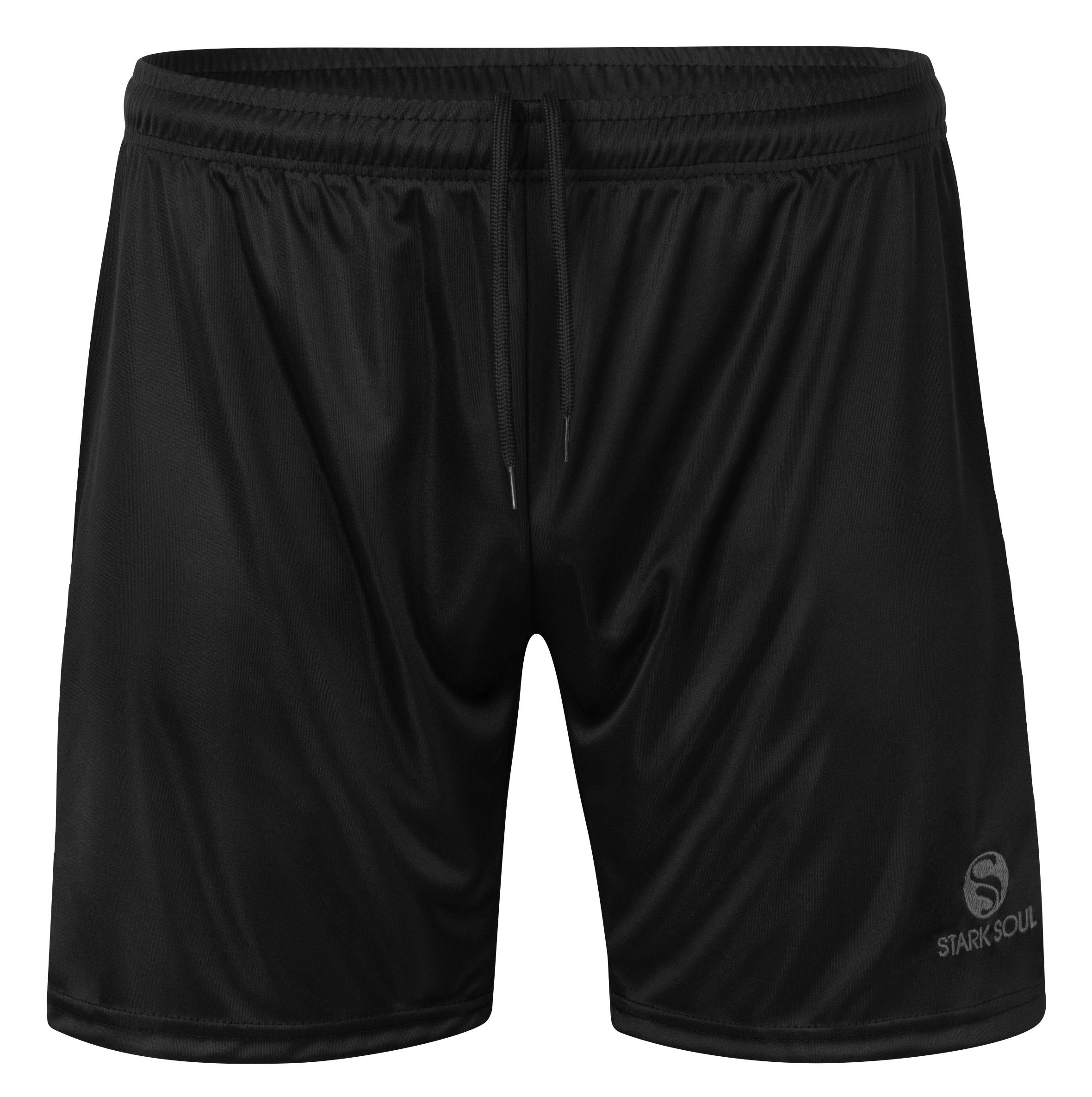 Schwarz mit Stark Soul® Trainingsshorts "Active" Short Kordelzug Sport