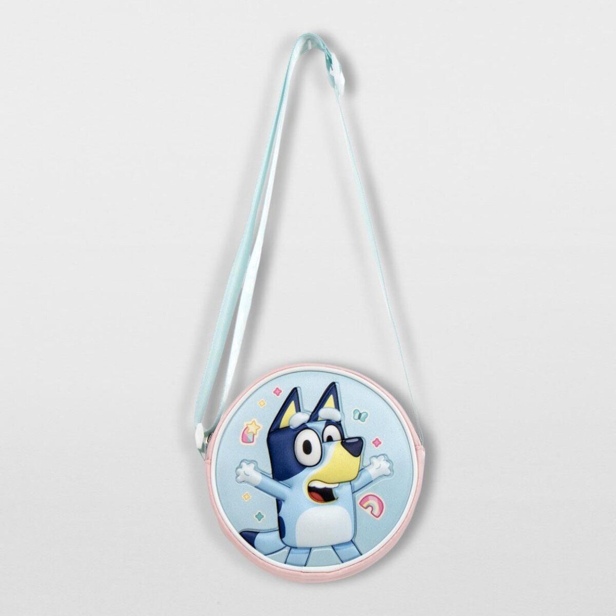 Bluey Umhängetasche Bluey 3D Motiv Umhängertasche für Jungen & Mädchen