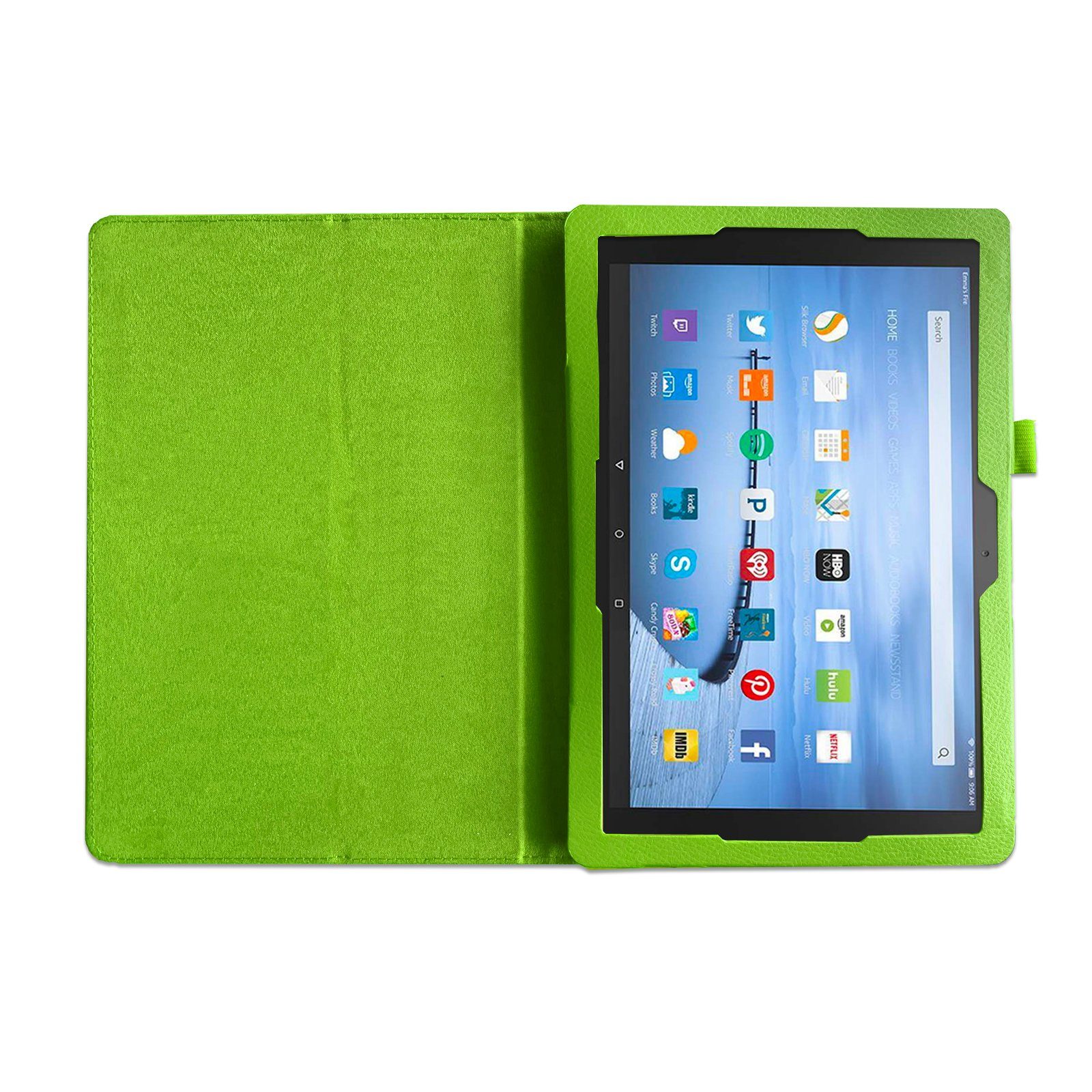 Lobwerk Tablet-Hülle Schutzhülle für Amazon Fire 10 / 10 Plus 11. Generation 2021 10.1 Zoll, Wake & Sleep Funktion, Sturzdämpfung, Aufstellfunktion