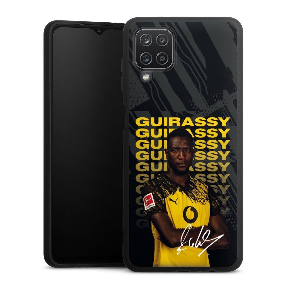 DeinDesign Handyhülle Borussia Dortmund Serhou Guirassy BVB Serhou Guirassy 25/26, Google Pixel 4a Silikon Hülle Premium Case Handy Schutzhülle