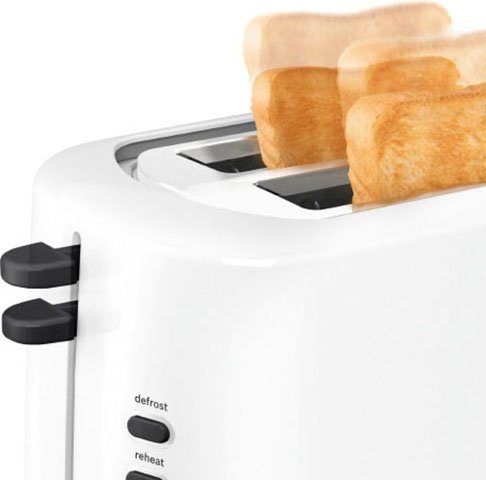 BOSCH Toaster TAT6A511, 2 W für 2 Scheiben, 800 Schlitze